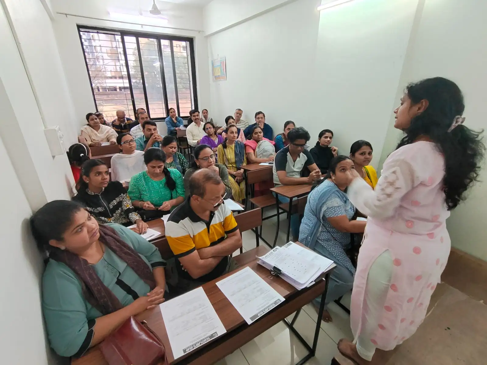 One of the PTM Meeting at Scholars Hub Academy, Ambegaon