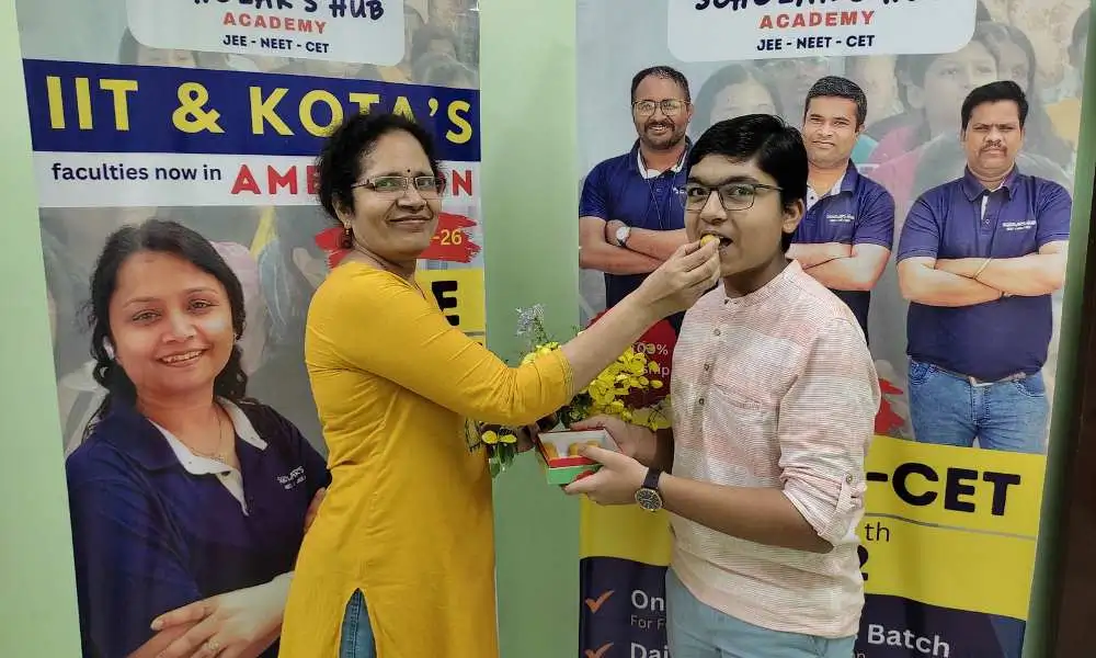 Renu Mam celebrating success with Avneesh Pathak