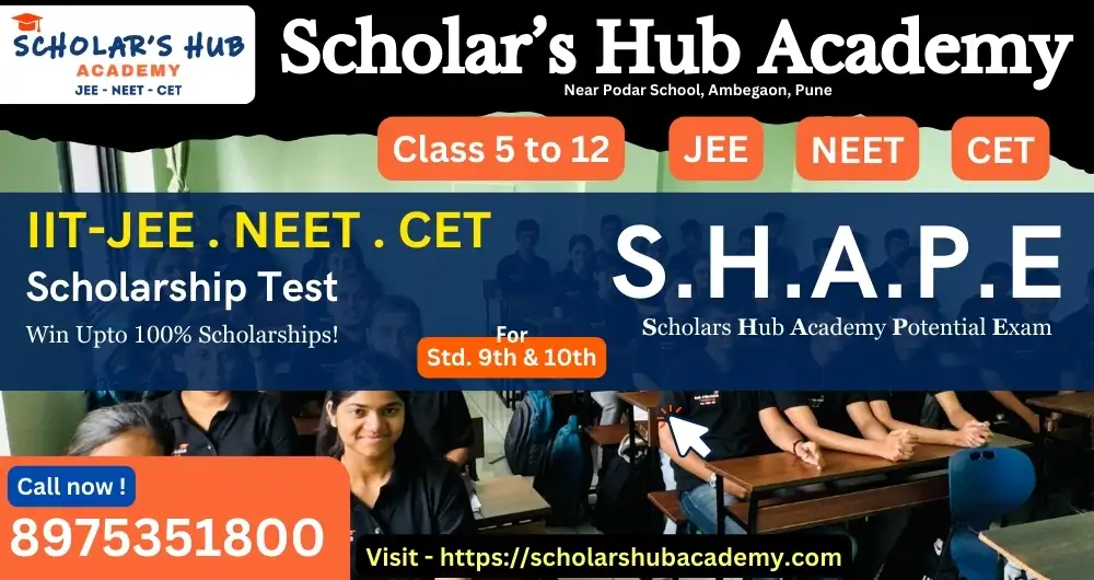 Scholarship Test for IIT JEE and NEET